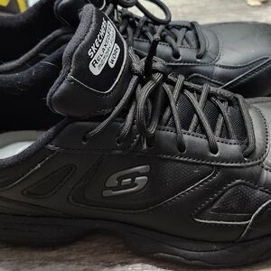 Skechers Black Athletic Shoes
